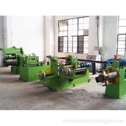 Galvanized Mechanical Steel Coil Slitting Line With Scrap W